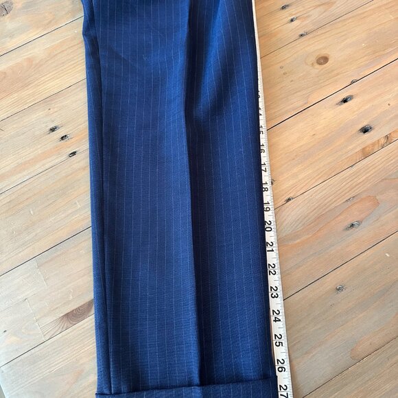 Sartoria Partenopea Navy Pinstripe Summer Suit 48R - Picture 14 of 14